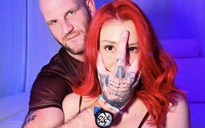Redheaded Zoey Di Giacomo Crashes the Dj's Room and Gets Hard Pounding