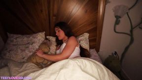 Barely-legal Brunette's Steamy POV Fuck with Big Black Cock