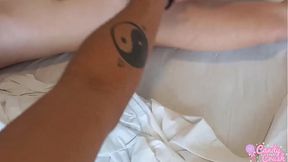 She woke up with my big cock inside her and had cum for breakfast