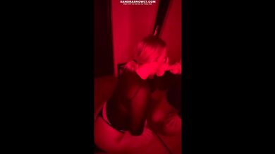 18yo blonde from Sweden gives sloppy JOI – throat fucking my toy while telling you how to cum hard ????????