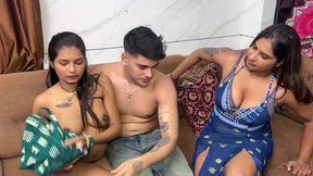 Two Girl One Boy Hardcore Threesome Sex Big Cock Clear Audio ft Pariy HOTMASTIXXX by Hot Mastixxx Indian Desi Giant porn video