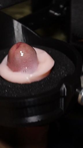 Testing the automatic masturbator again and moaning passionately from the hard movements!   Clip 1