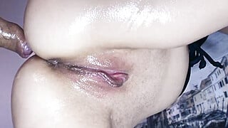 shouted behind her stepdaughter while stepmom is not at home, fucked her with butter & elapsed