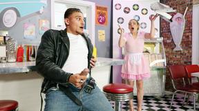 ”You cant jerk your shaft off in my diner”