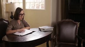 April Oneil And Jenna Sativa In And Lesbian - Brunette - Ass Licking - Grinding - Glasses - Lingerie - Masturbation - Mature - Office - Gw - Lady Boss-dress Code