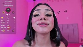 Brunette Princess Does Ahegao