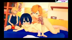 Blonde Futanari Seduces Lesbian Lover in Steaming Oral creampie Encounter