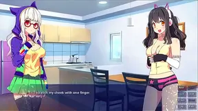 Sakura & Ino Use Futa Jutsu On Sarada To Hardcore Cums Synced With Rock Beats