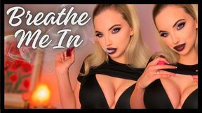 Breathe Me In (Goth Girl Vaping, Eye Contact & Dark Feminine Worship)