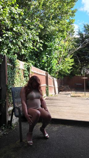 Sexy Crossdresser kellycd2022 in my sexy see thru dress panties and heels
