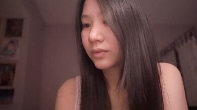 Cute Asian girl whispers marriage vows in ASMR solo session