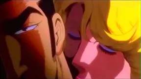 Blonde Celebrity Meets Asian Man for Intense Anime Sex Scene in Golgo 13