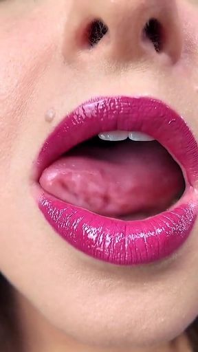 Weak for My Plump Lips - Seductive Lipstick Goddess Sydney Screams Drives Your Lipstick Gooning Even Further as You Become More