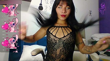 TS Angelique Monroe - Webcam show from August 9, 2023