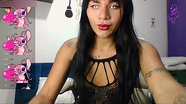 TS Angelique Monroe - Webcam show from August 9, 2023