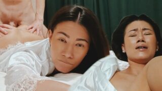POV af amatør små bryster asiatisk MILF hore får anal kneppet