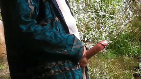 wanking in a whispering wood