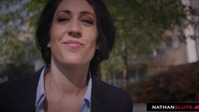 bug butt french milf eloa lombard manhandled by yanick shaft