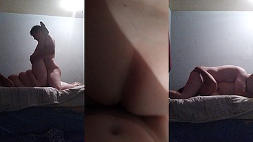 Girls friend fucked, feet and pussy licked and cum on boobs