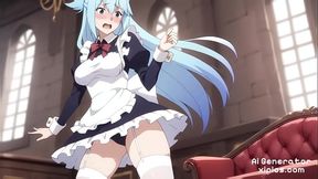 Aqua from KonoSuba Gets Wet & Wild – Steamy Hentai Art Collection Unveiled Now!