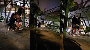 threesome interracial bareback in the street mahbaiano 03 59