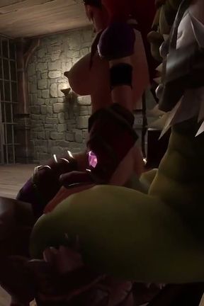 Orc orgy : Warcraft parody