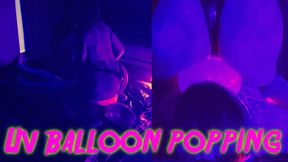 UV Balloon Popping and Face Sitting ft Asian Goddess Miss Patricia Maz Morbid #Facesitting #Balloons 1080p