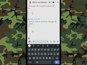 Un Militaire Français Hétéro m'écrit pour devenir Soumis !