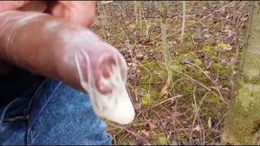 Edging with Condom It Is Creamy Precum, Two Horny Cumshots and Foamy Cum Mess