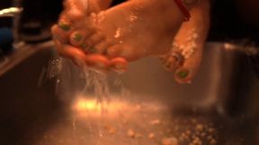 "Milf Sachi Green Toes Wash Off"