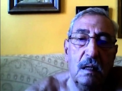 grandpa stroke on webcam