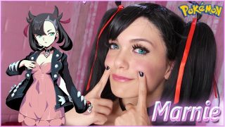 Marnie cosplayer de Pokémon dá uma punheta sensual e faz tratamento facial