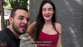 street pickup brazilian girl with hairy pussy and big booty get fucked hard by a monster cock