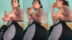 Juicy Latina seduces stepdad with phone sex, explicit blowjobs, and hot desires!