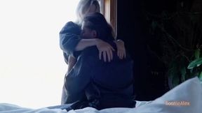 Steamy Moments by the Window: A Real Couple's Passionate Encounter!