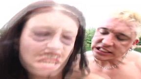 Petite babe cock sucking pussy fucking
