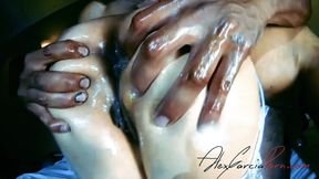 Skinny woman is wrapped in plastic and fucked in holes - Porn in Spanish