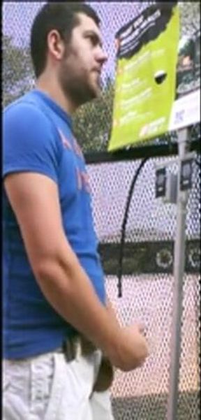 Home Depot Bear Jacks Off in the Garden Center 2