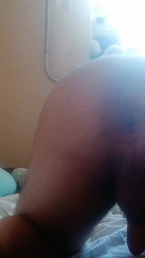 Strapon fucks herself in the ass