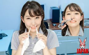 Wait, You Want to See My Nose and a Runny Nose? Kasugano Yui; Asked by a Senior at Work...