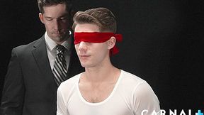 MasonicBoys - Cute bound twink Dex Devall fucked raw by 2 DILFs