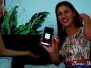 3 Minutes Make Out Challenge!! Silvia and Jamie Young