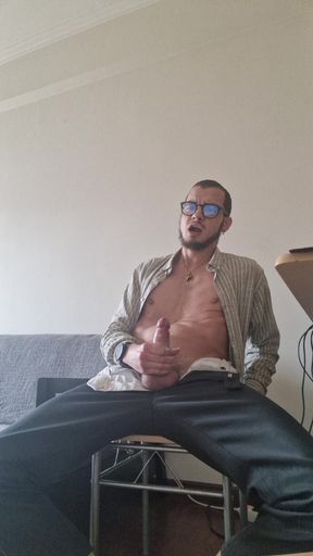 Nerdy Guy with Big Dick