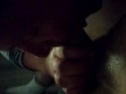 Tranny sucks Straight guy first time