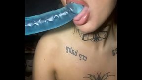 Scottish Goth Fingers Her Little ASS