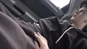 Back in the Limo with a Massive Cock