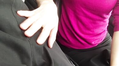 Years Ago couple not able to wait in car deep throat
