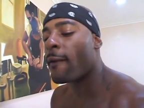 Black Chick Is Bent Over and Fucked From Behind on the Couch