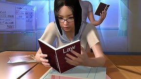 Giving Her Extra Credit with Some Late Night Tutoring