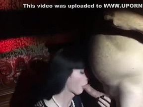 Isa Lacrux - Crossdresser Sucking Her Not Her Dad At A Filthy Party